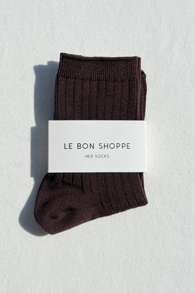 Her Socks - Coffee