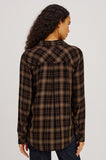 Hunter Shirt in Almond Black, back view