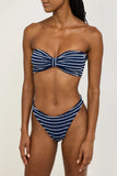 Jean Bikini - Navy/White