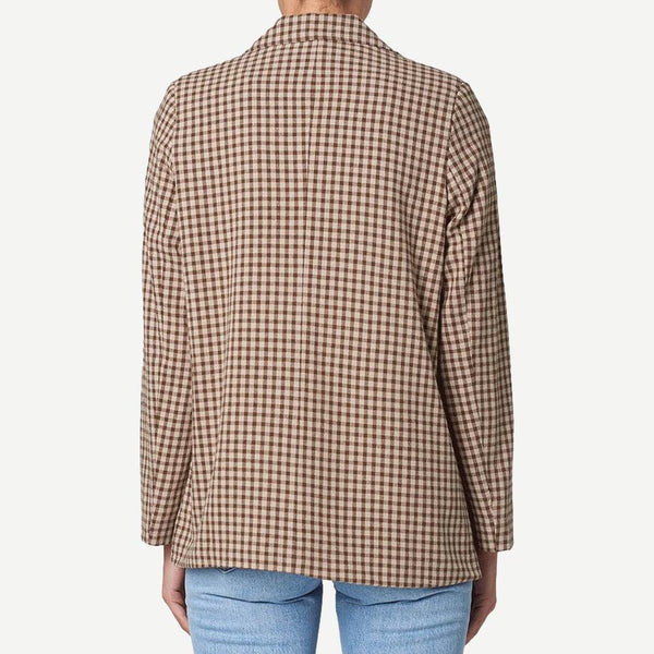 Slouch Blazer Gingham