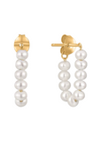 Eloise Pearl Chain Hoops