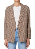 Slouch Blazer Gingham