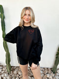 Mas Besos Sweatshirt - Oversized