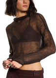 Lina Sheer Pullover