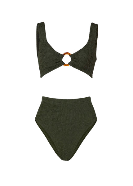 Nadine Bikini - Metallic Khaki