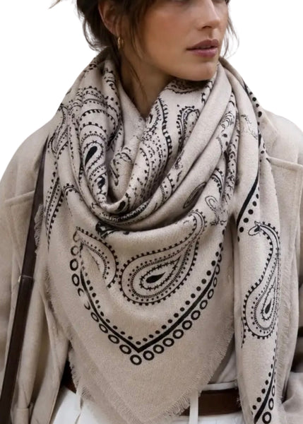 Bandana Scarf - Taupe