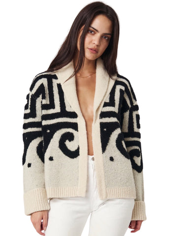 Jiji Lapel Cardigan