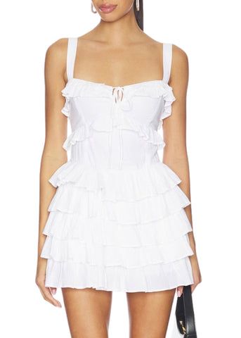 Lucia Romper - White