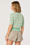 Colette Sweater - Green Stripe