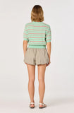 Colette Sweater - Green Stripe