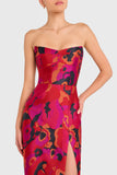 Ivy Midi Dress - Pink Multi