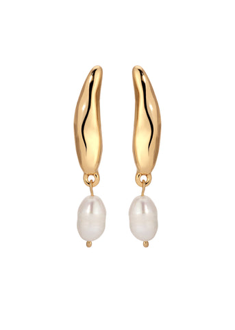 Liquid Luxe Pearl Earrings