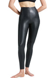 Faux Leather Legging - Black