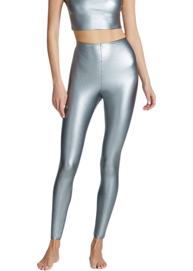 Commando Faux Leather Legging - Platinum