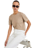 Cotton Cashmere Short Sleeve - Oat