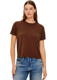 Cotton Cashmere Short Sleeve - Espresso