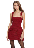 Bethany Skort Romper - Durham Tweed