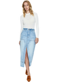 Alice Midi Skirt - Coastal