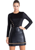 Medea Leather Skirt