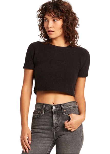Fuzzy Knit Crop