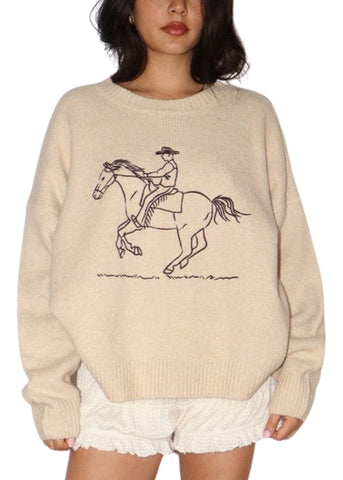 Rodeo Knit Sweater - Butter