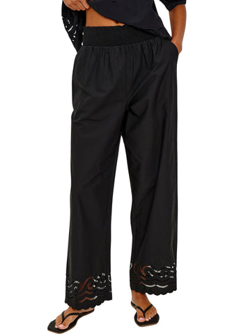 Henrik Pant - Black Embroidery