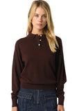 Nancy Knit Top - Brown
