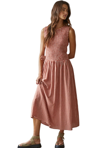 Kelsey Gingham Midi
