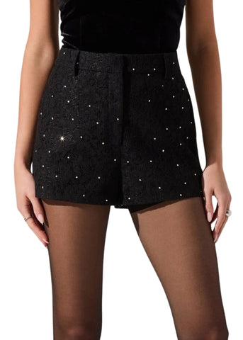 Wynn Shorts - Black Embellished