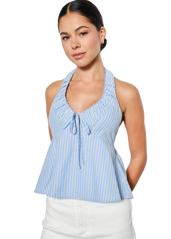 Hallie Ruched Halter Top