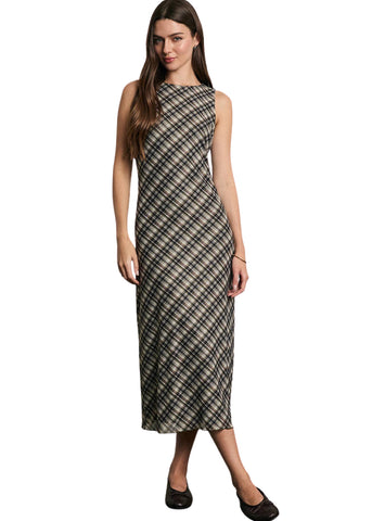 Harlow Plaid Maxi Dress