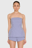 Cara Shorts - Blue Ivory
