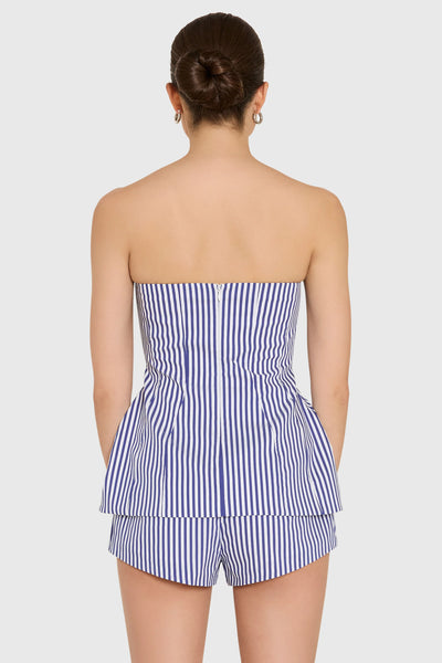 Linda Top - Blue Ivory