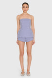 Cara Shorts - Blue Ivory