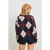 As If Argyle Sweater