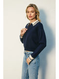 Country Club Zip Up Sweater
