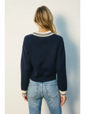 Country Club Zip Up Sweater