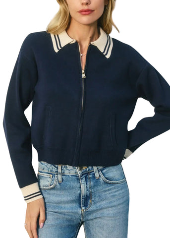 Country Club Zip Up Sweater
