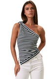 Newport Stripe Top - Blue