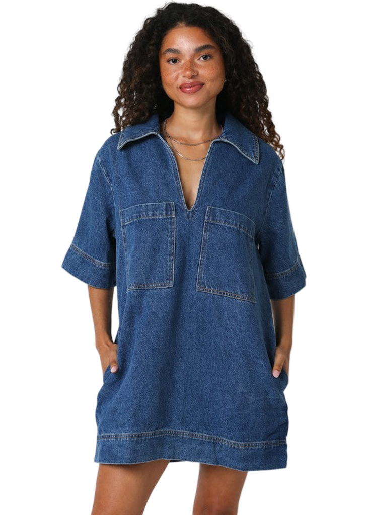 Ava Denim Dress | VIDA MOULIN Ava Denim Dress | VIDA MOULIN