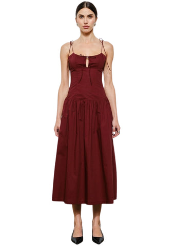 Jacqueline Drop Waist Midi Dress