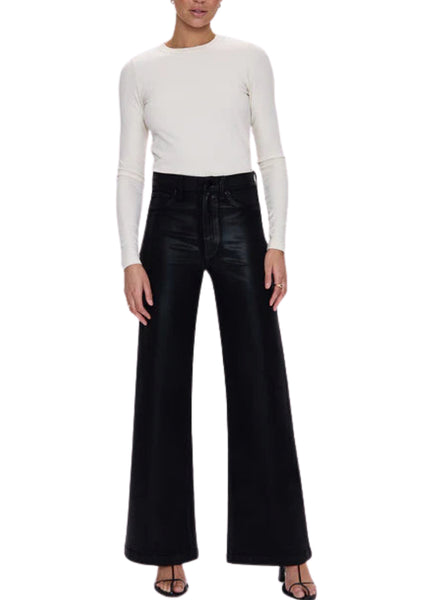 Lana Pant - Coated Noir