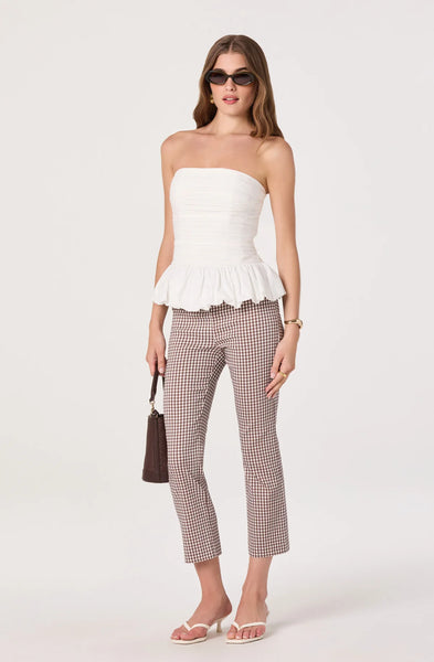 Alma Gingham Pants