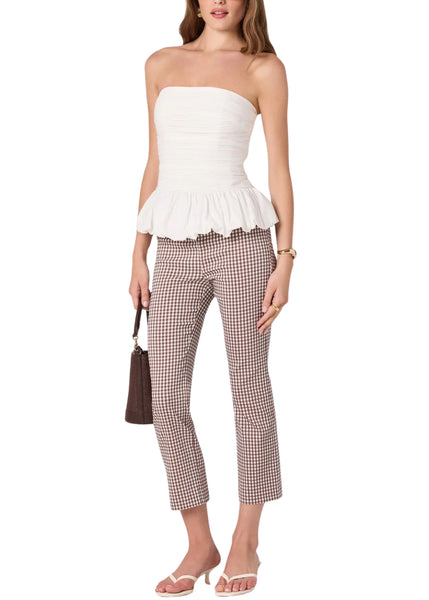 Alma Gingham Pants