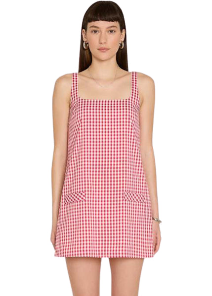 Indy Dress - Red White