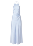 Halter Tie Neck Maxi Dress