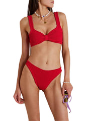 【関税込み】Hunza G レッド Bonnie ビキニ HUNZA G Bonnie Bikini Red - Gypsett
