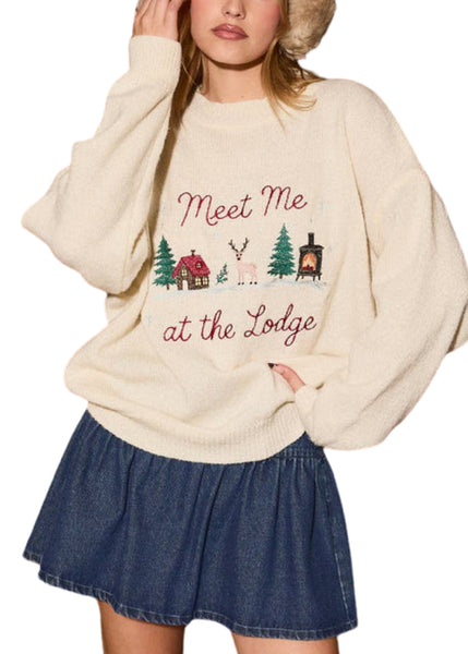 Meet Me at the Lodge Sweater