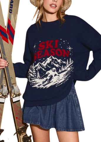 Ski Season Mountain Sweater