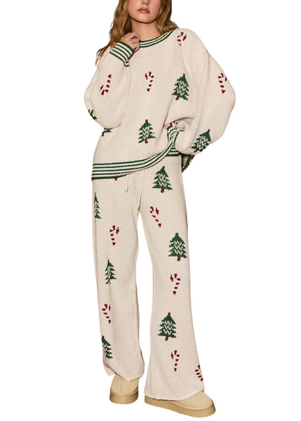 Christmas Tree Sweater Pants
